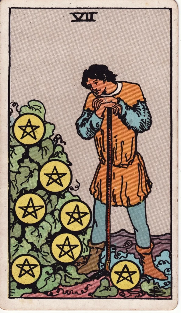 RWS 7 of Pentacles